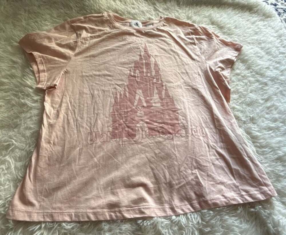 Disney Parks Walt Disney World‎ Pink Castle Logo Graphic T-Shirt